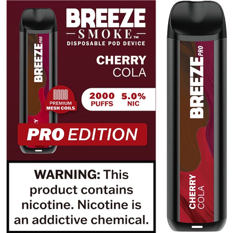 Breeze Pro Cherry Cola Vape Flavors